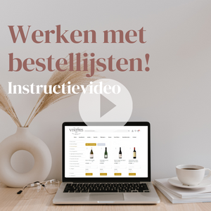 Introductievideo: Hoe gebruikt u bestellijsten op de website?